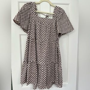 Abercrombie checkered dress size small